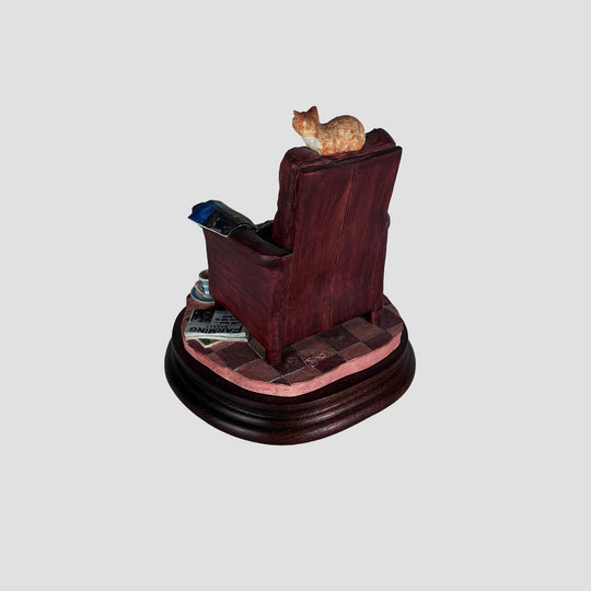 Border Fine Arts Caught Napping Border Collie Dog Model (B0972)