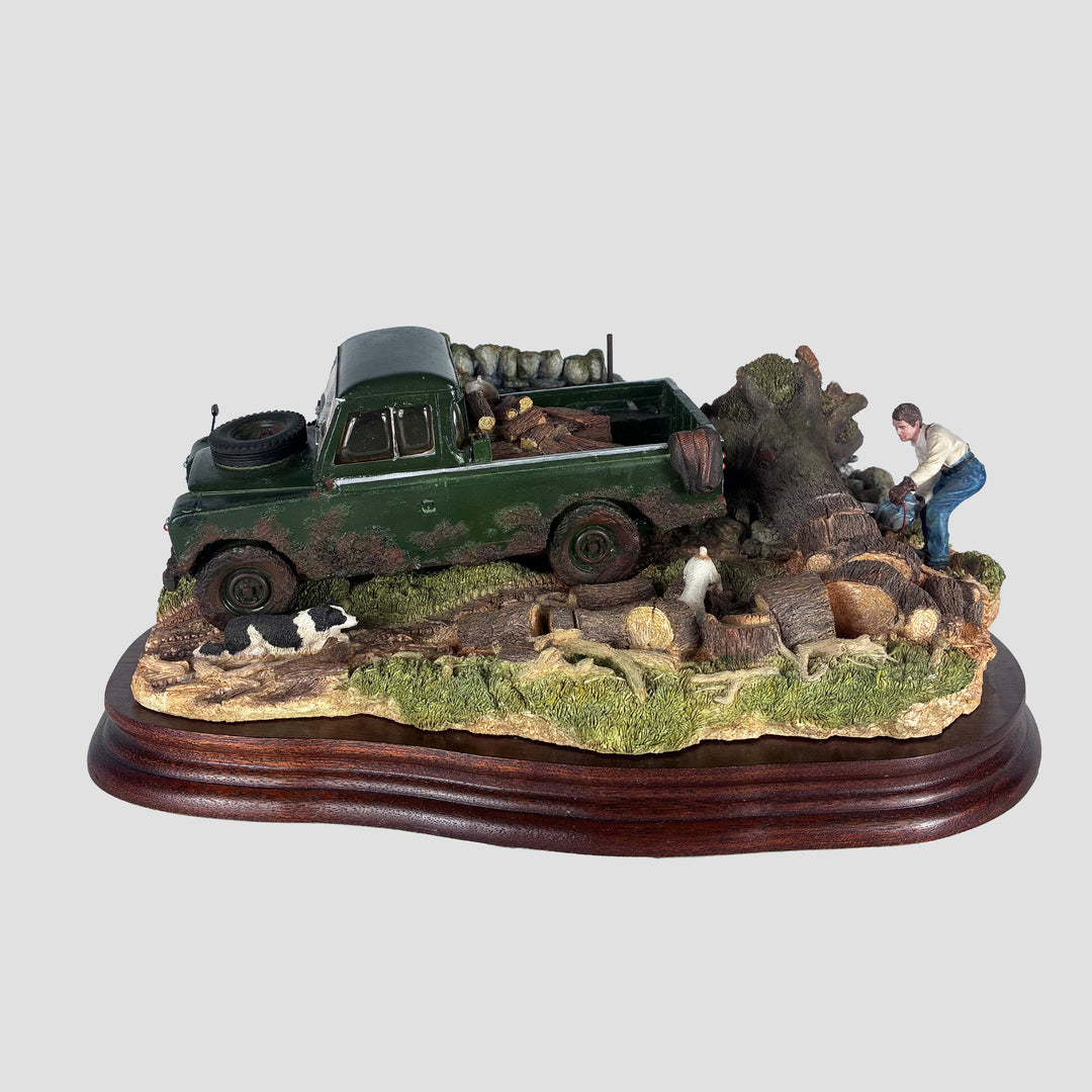 Clearing the Way Border Fine Arts Landrover Limited Edition Model