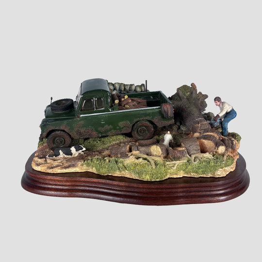 Clearing the Way Border Fine Arts Landrover Limited Edition Model