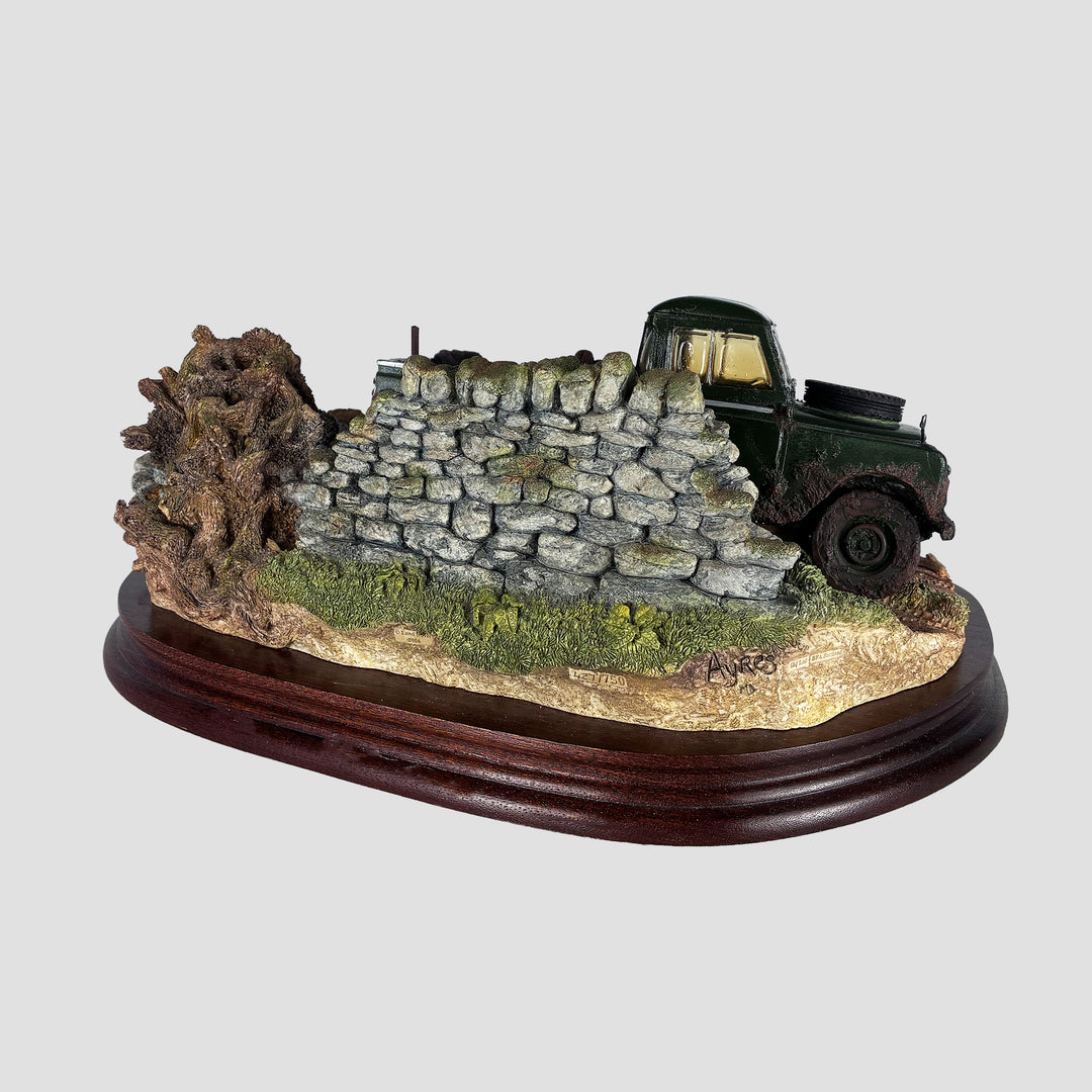 Clearing the Way Border Fine Arts Landrover Limited Edition Model