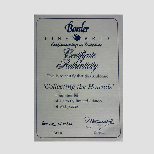 Collecting The Hounds Border Fine Arts Limited Edition Hunting Model