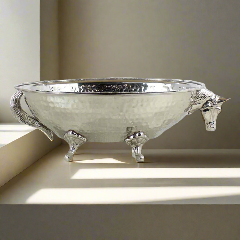 Horse Brass Fruit Bowl