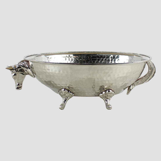 Horse Brass Fruit Bowl