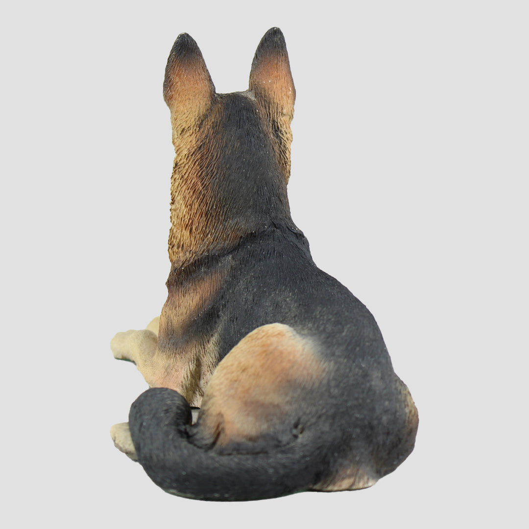 German Shepherd Lying Border Fine Arts