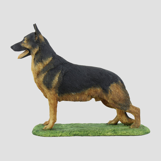 German Shepherd Standing Style Two Border Fine Arts