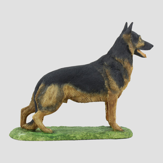 German Shepherd Standing Style Two Border Fine Arts