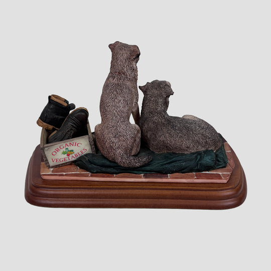 Eager to Go Border Terrier Border Fine Arts Dog Model