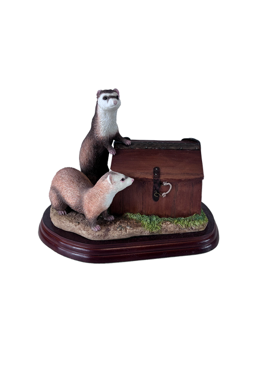 Ferrets Model Border Fine Arts