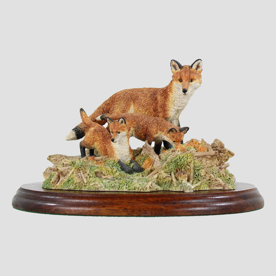 Mousing Border Fine Arts Foxes