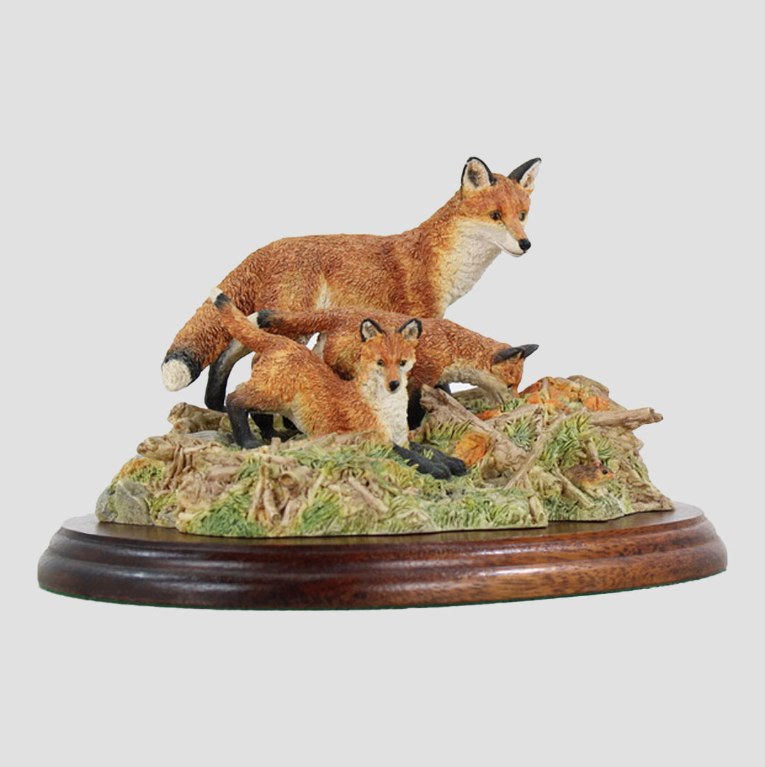 Mousing Border Fine Arts Foxes