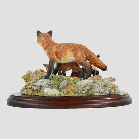 Mousing Border Fine Arts Foxes