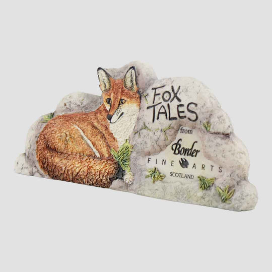 Fox Tales Border Fine Arts Counter Plaque