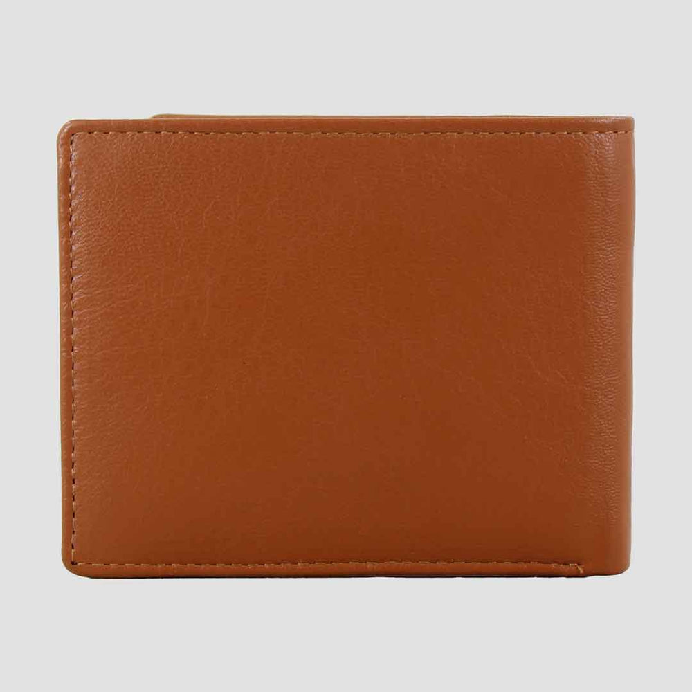Sunny Leather Wallet With Coin Pocket Tan