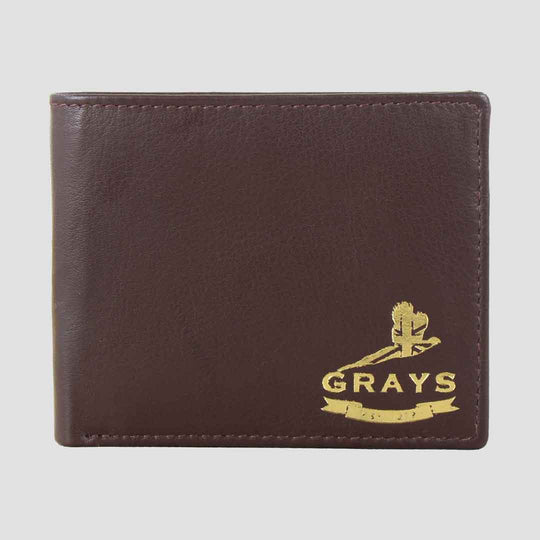 Sunny Leather Wallet With Coin Pocket Brown