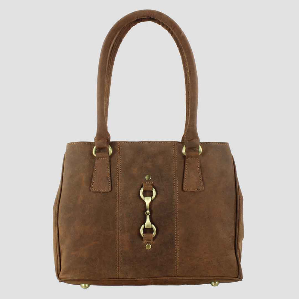 Sadie Handbag with Snaffle in Hunter