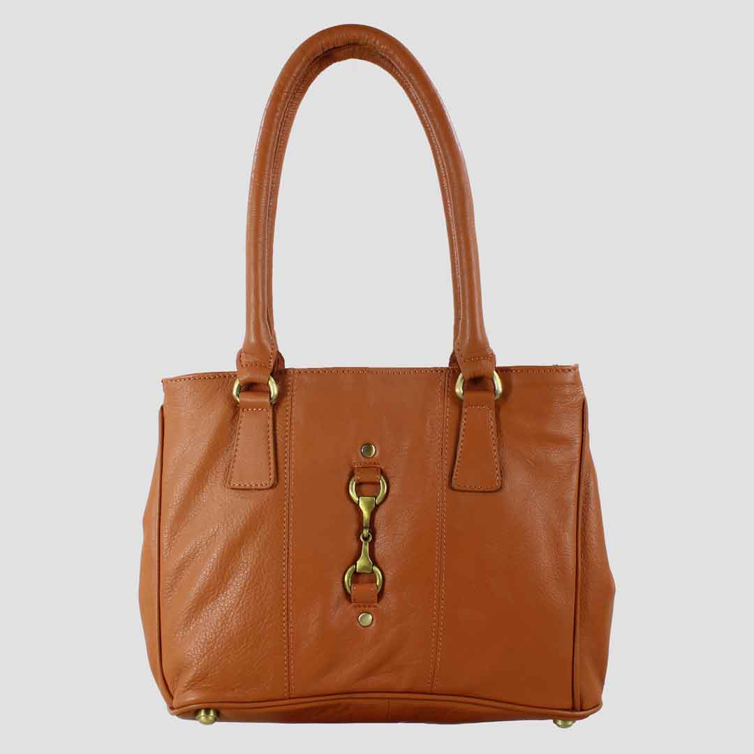 Sadie Handbag with Snaffle in Tan