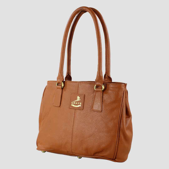 Sadie Handbag with Snaffle in Tan