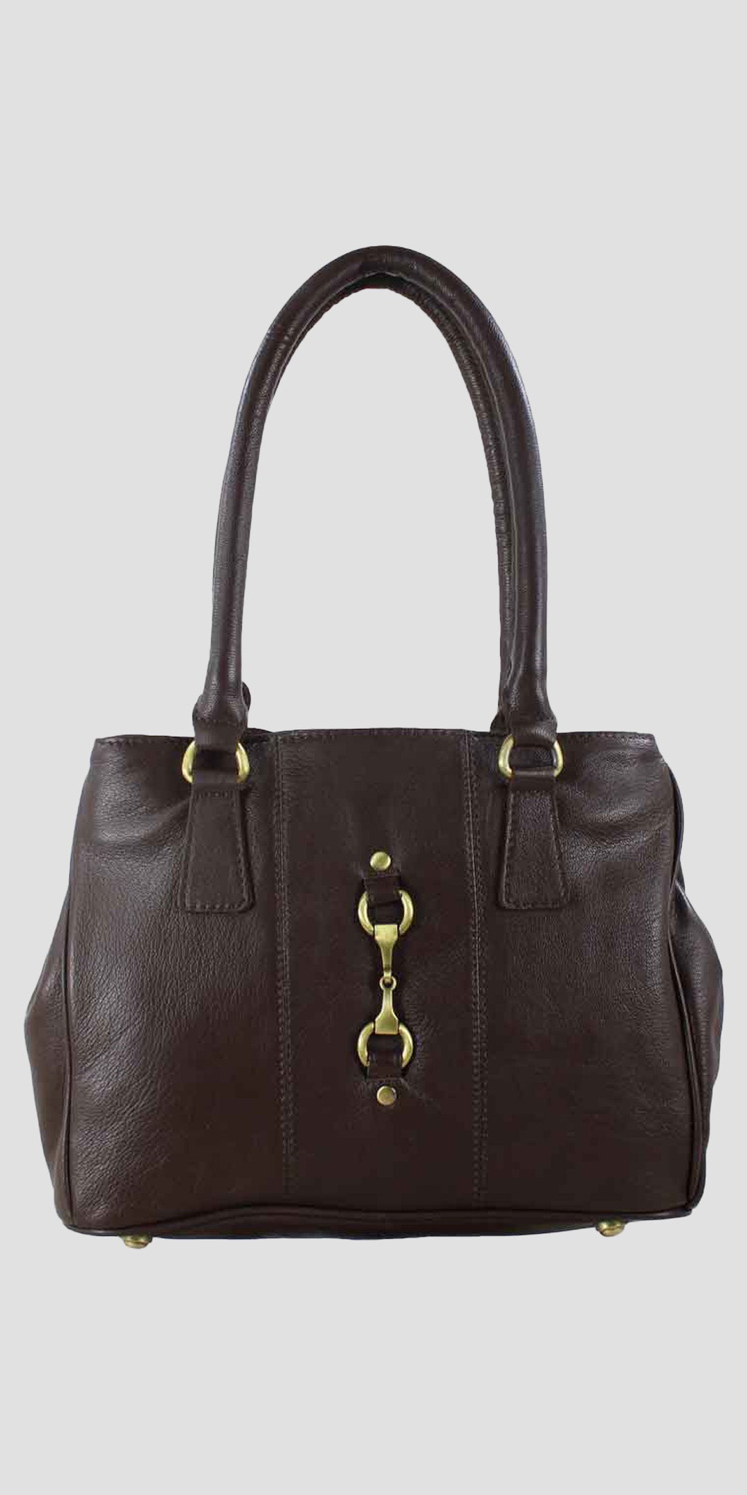 Sadie Handbag with Snaffle in Brown