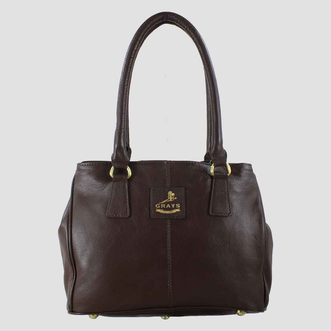 Sadie Handbag with Snaffle in Brown
