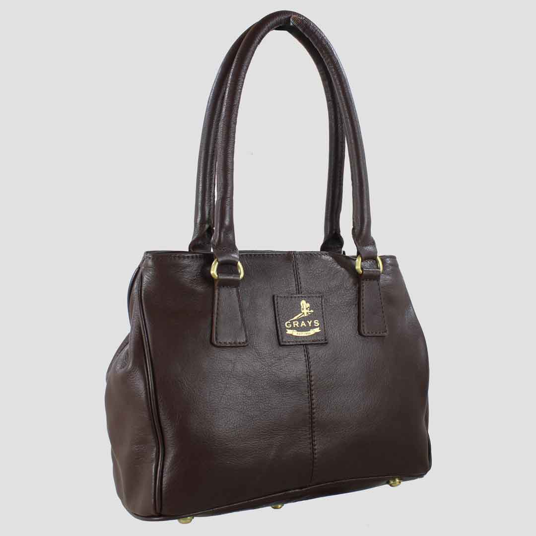 Sadie Handbag with Snaffle in Brown