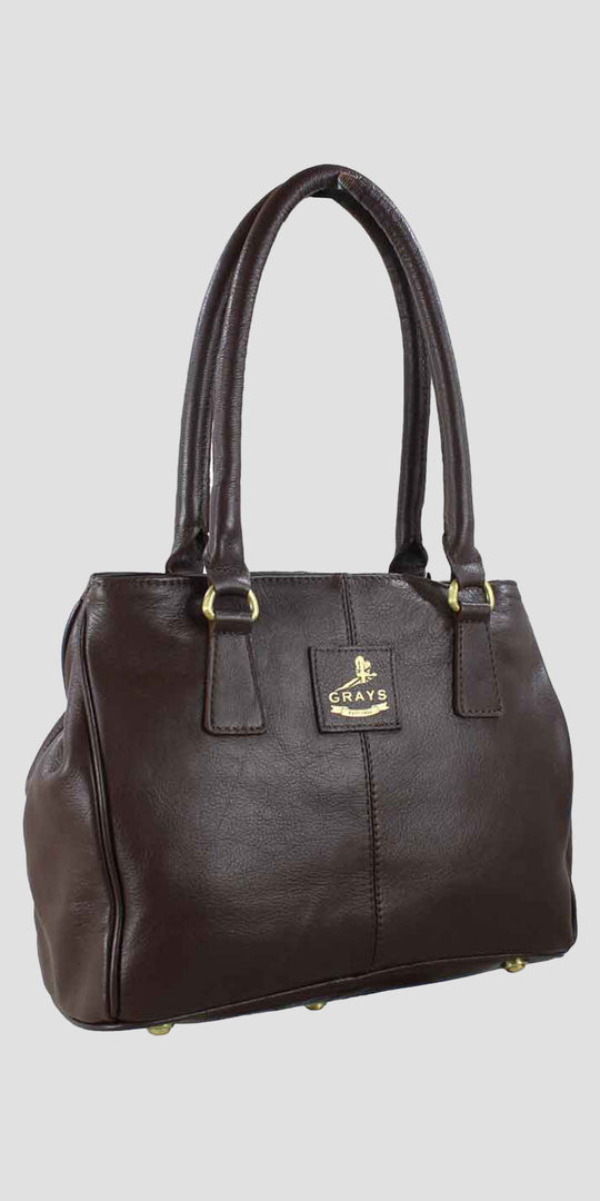 Sadie Handbag with Snaffle in Brown
