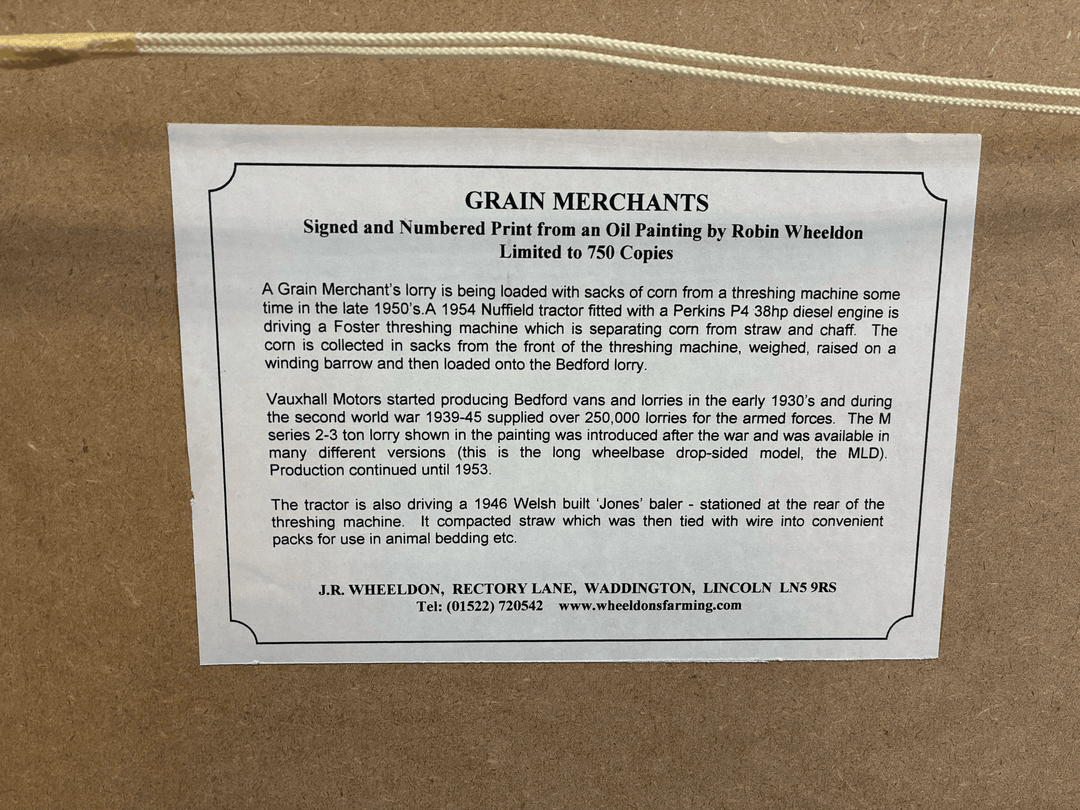 Grain Merchants Framed Print by Robin Wheeldon