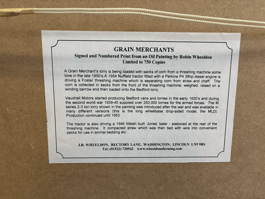 Grain Merchants Framed Print by Robin Wheeldon