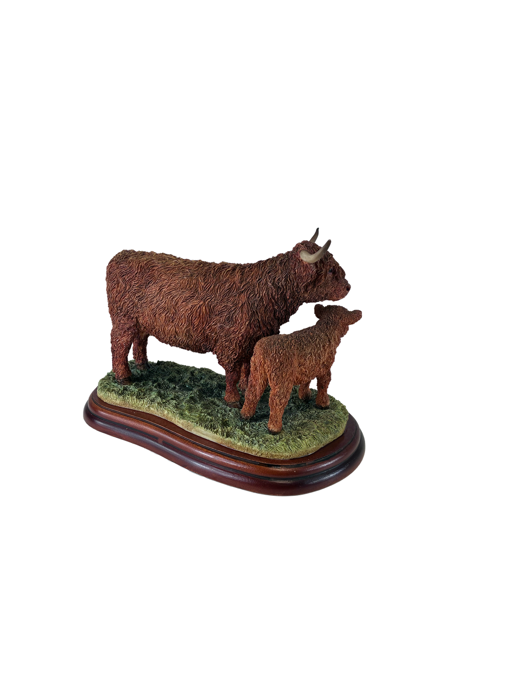 Highland Cow and Calf Model Border Fine Arts