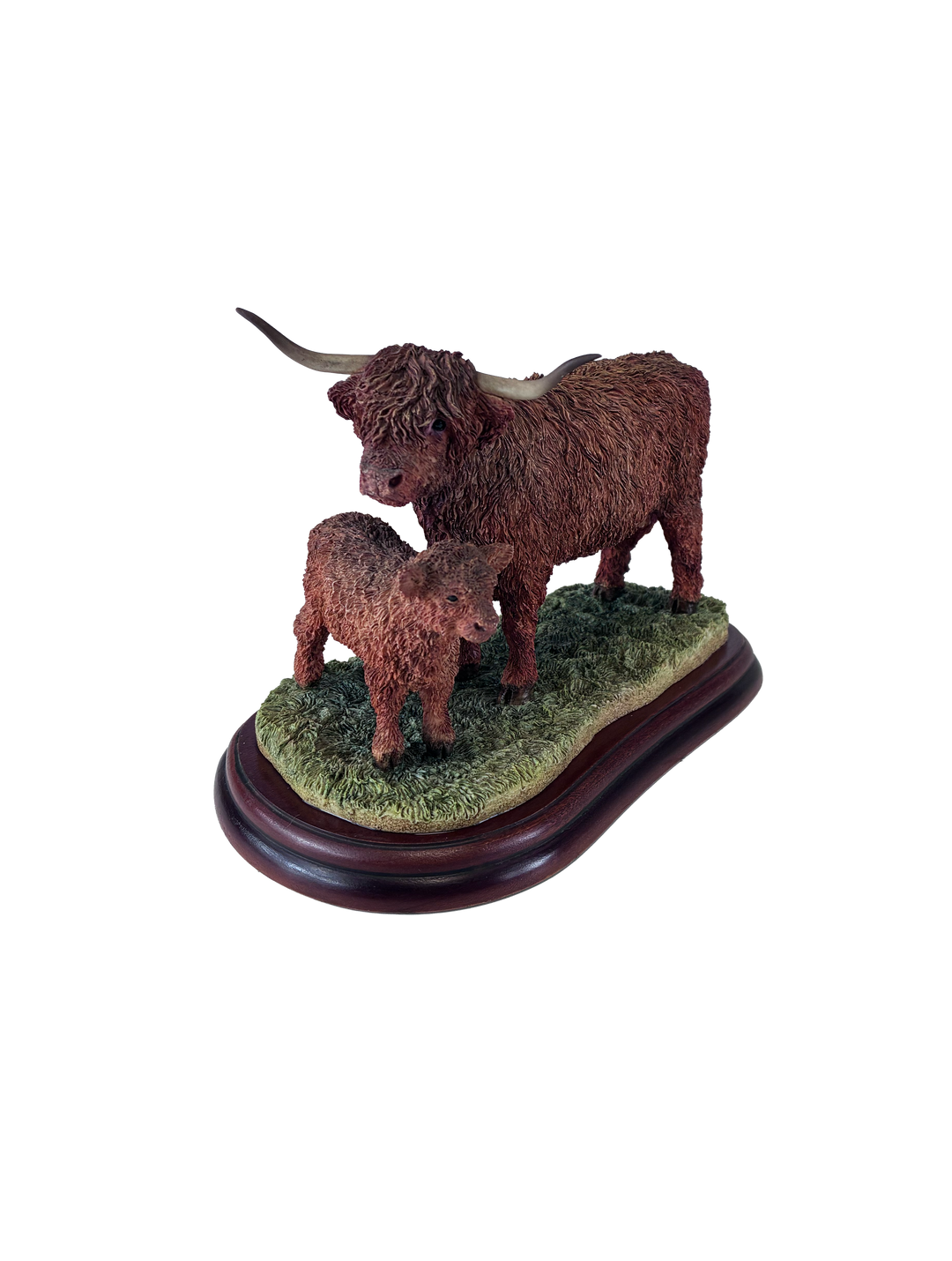 Highland Cow and Calf Model Border Fine Arts