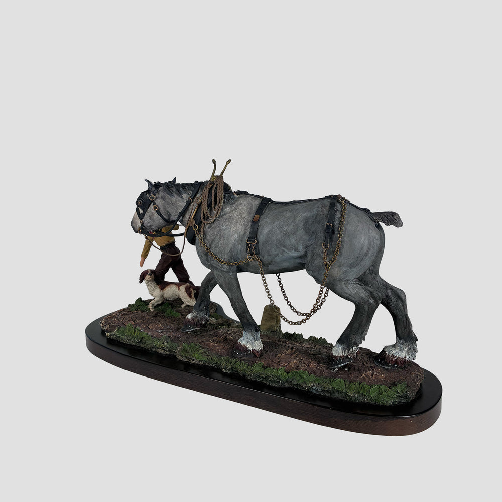 Heading Home Large Shire Horse Model by Country Artists