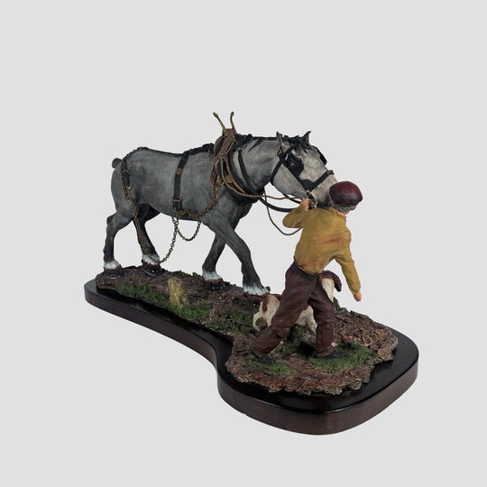 Heading Home Large Shire Horse Model by Country Artists