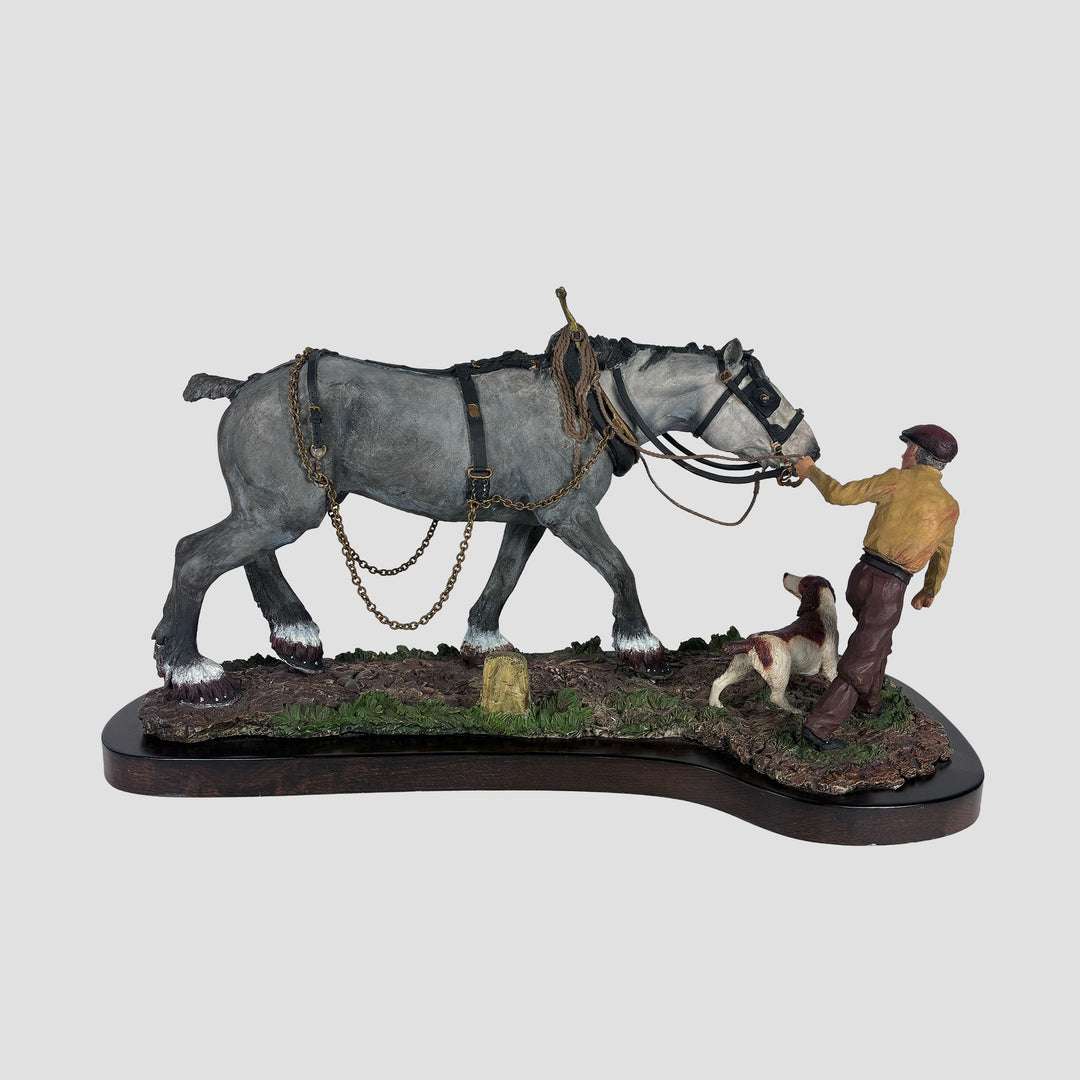 Heading Home Large Shire Horse Model by Country Artists