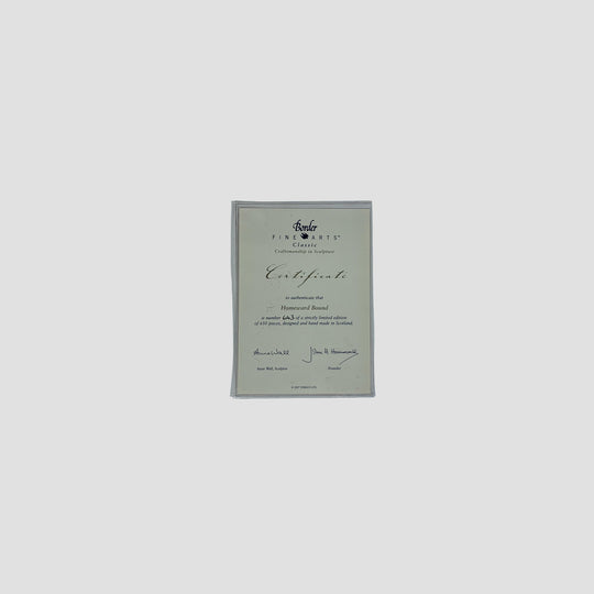 Homeward Bound Border Fine Arts Shire Horse with Original Certificate
