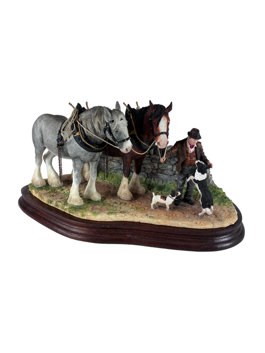 Homeward Bound Border Fine Arts Shire Horse