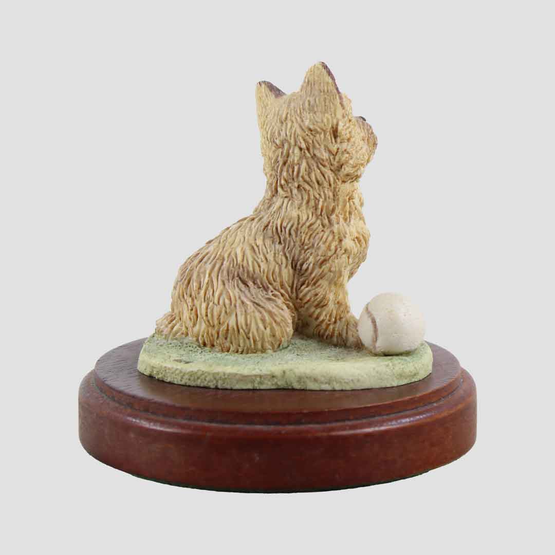 Terrier Sitting Border Fine Arts Dog