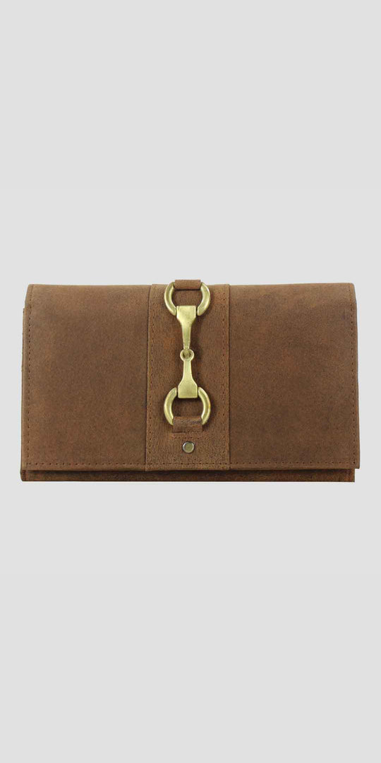 Isla Purse with Snaffle in Hunter Leather