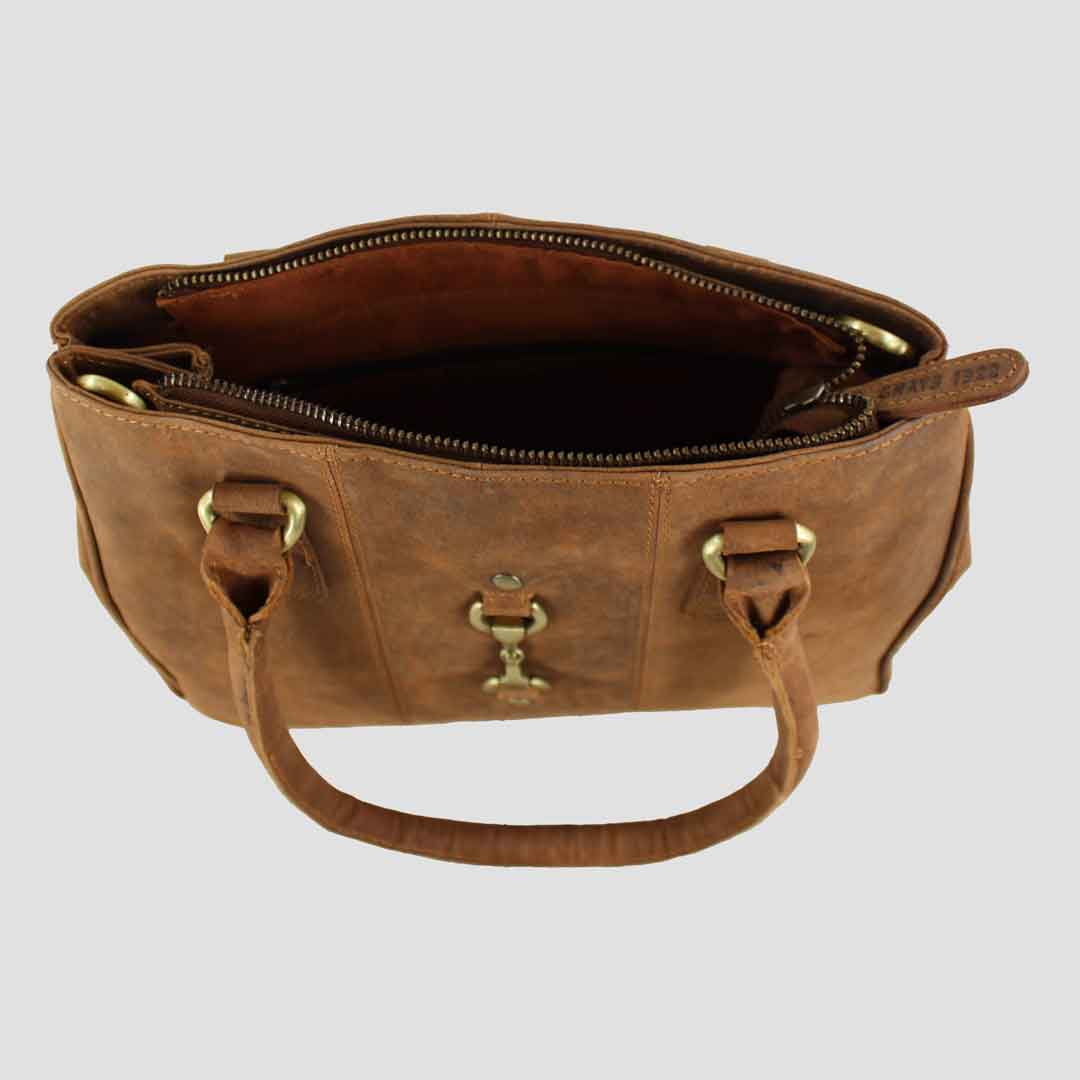 Sadie Handbag with Snaffle in Hunter