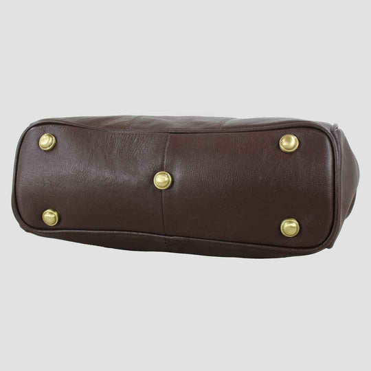 Sadie Handbag with Snaffle in Brown