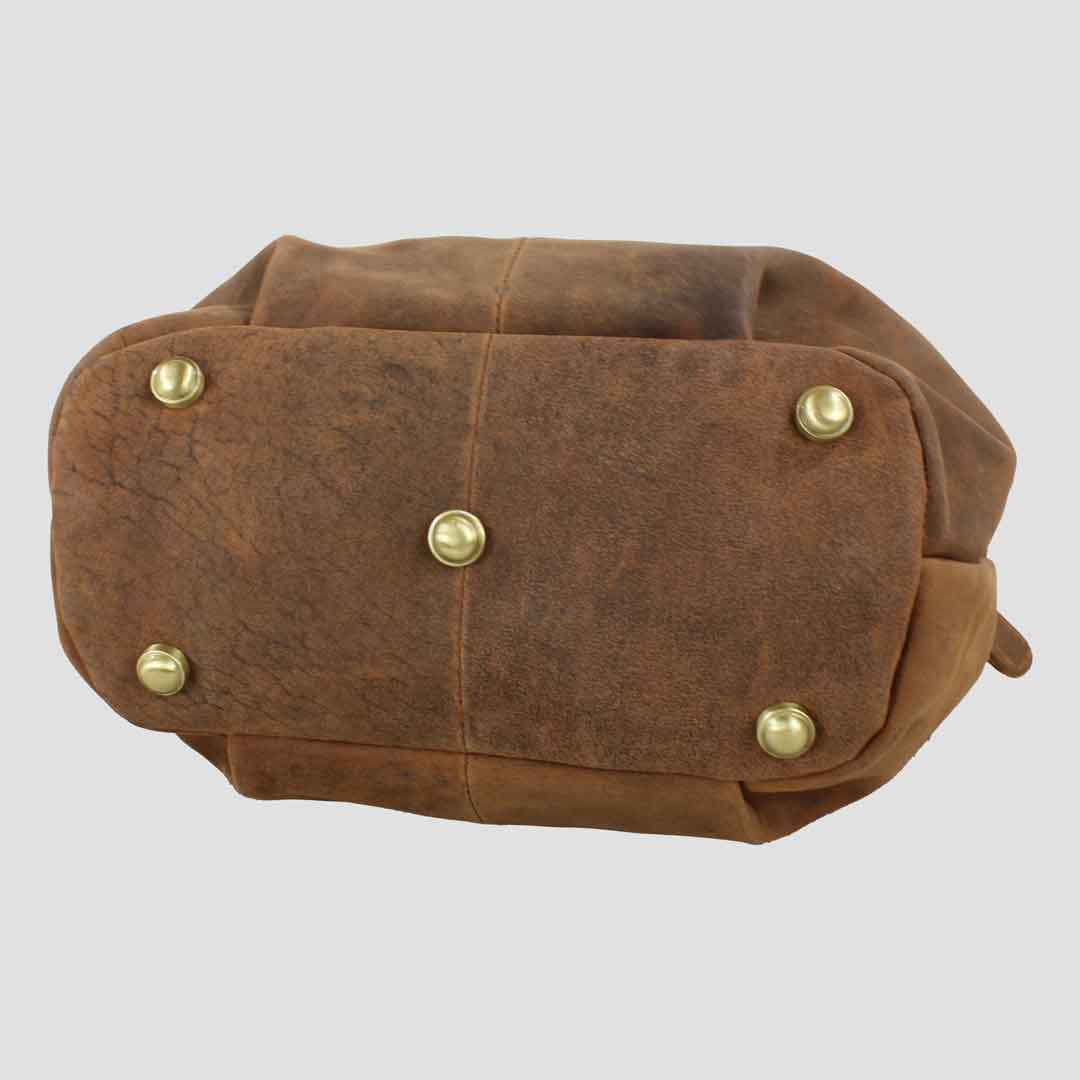 Grace Slouchy Snaffle Handbag in Hunter