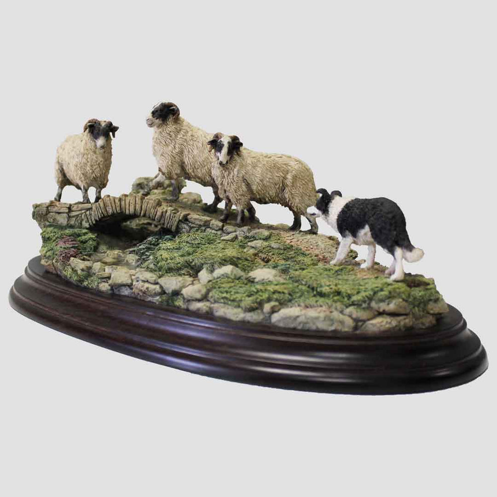 Across The Beck by Country Artists Sheep and Collie