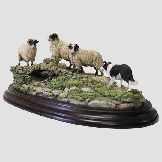 Across The Beck by Country Artists Sheep and Collie