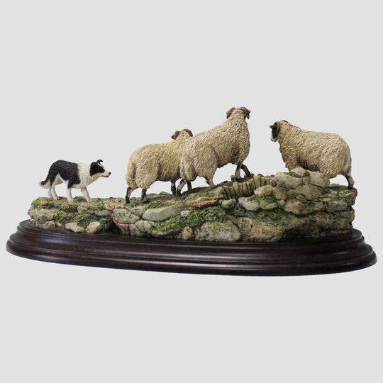 Across The Beck by Country Artists Sheep and Collie