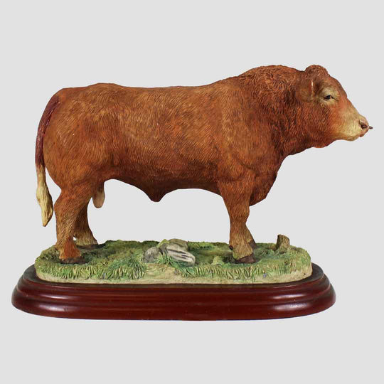 Limousin Bull Border Fine Arts