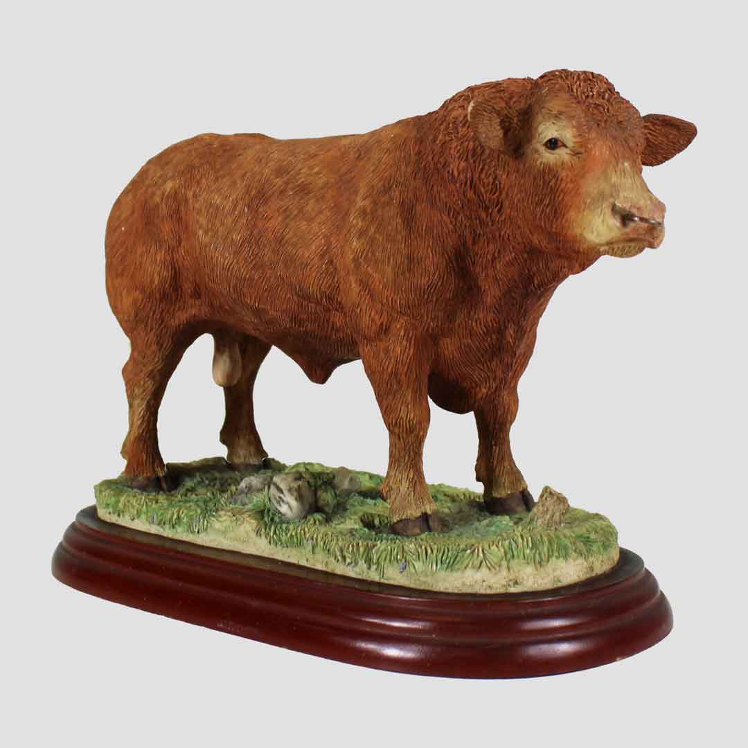 Limousin Bull Border Fine Arts