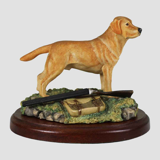 Labrador with Gun Border Fine Arts