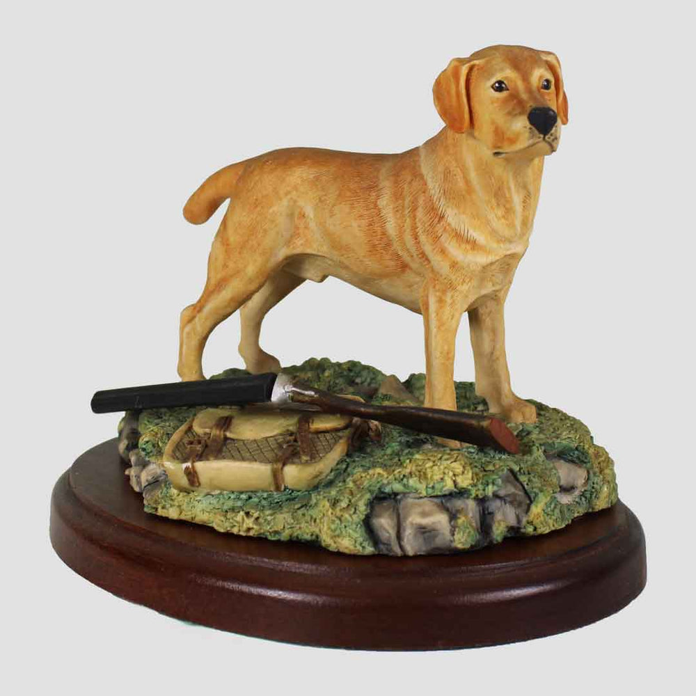 Labrador with Gun Border Fine Arts