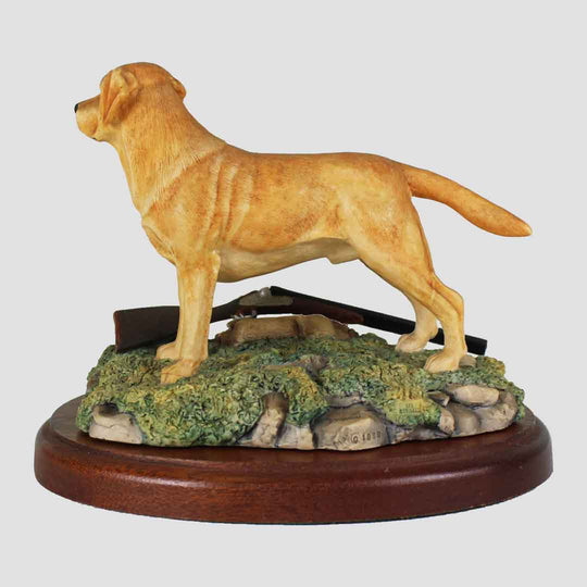 Labrador with Gun Border Fine Arts