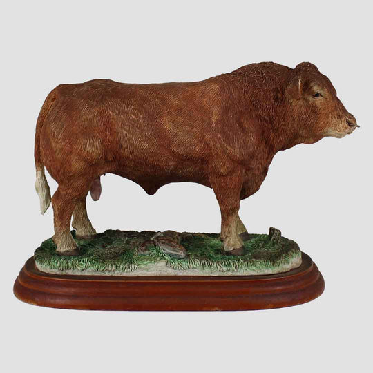 Limousin Bull Border Fine Arts Model