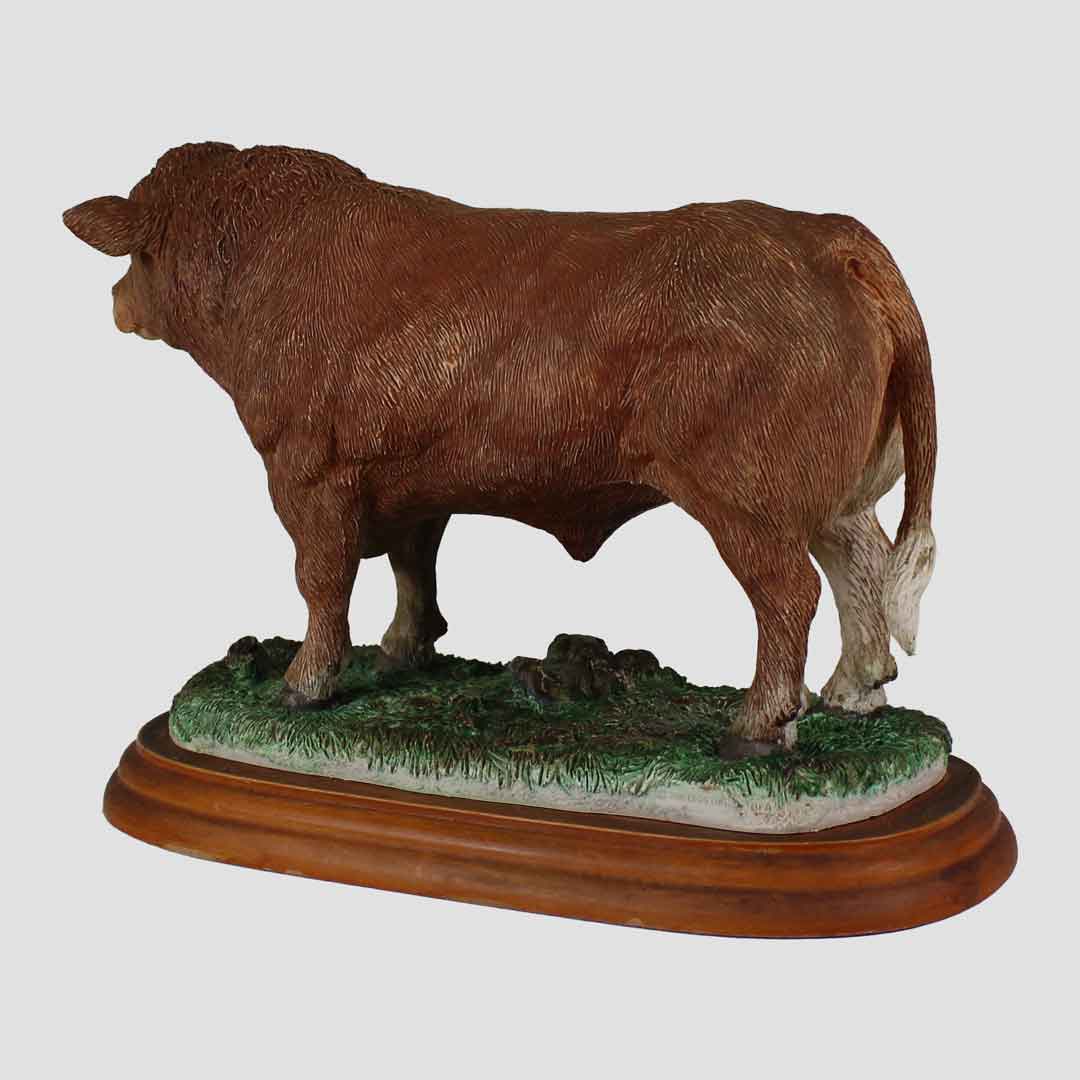 Limousin Bull Border Fine Arts Model