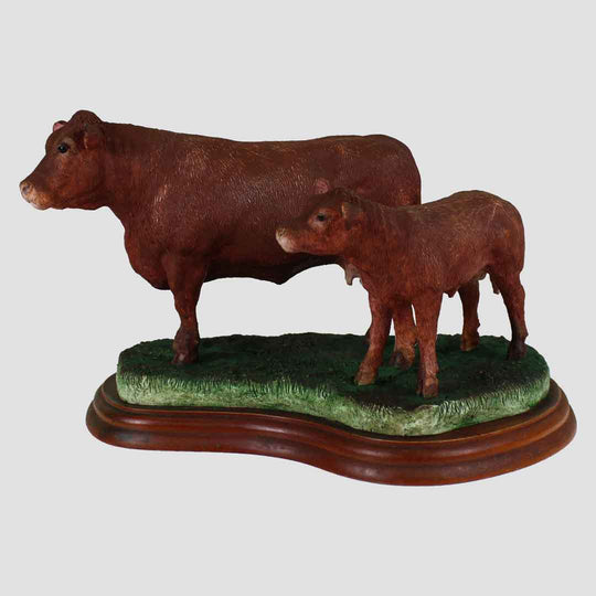 Limousin Cow and Calf Model Border Fine Arts